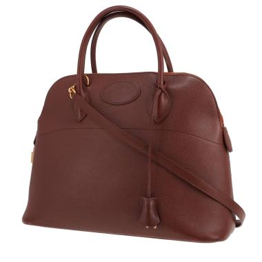 Borsa Hermès Bolide da 35 cm in pelle marrone-Havane