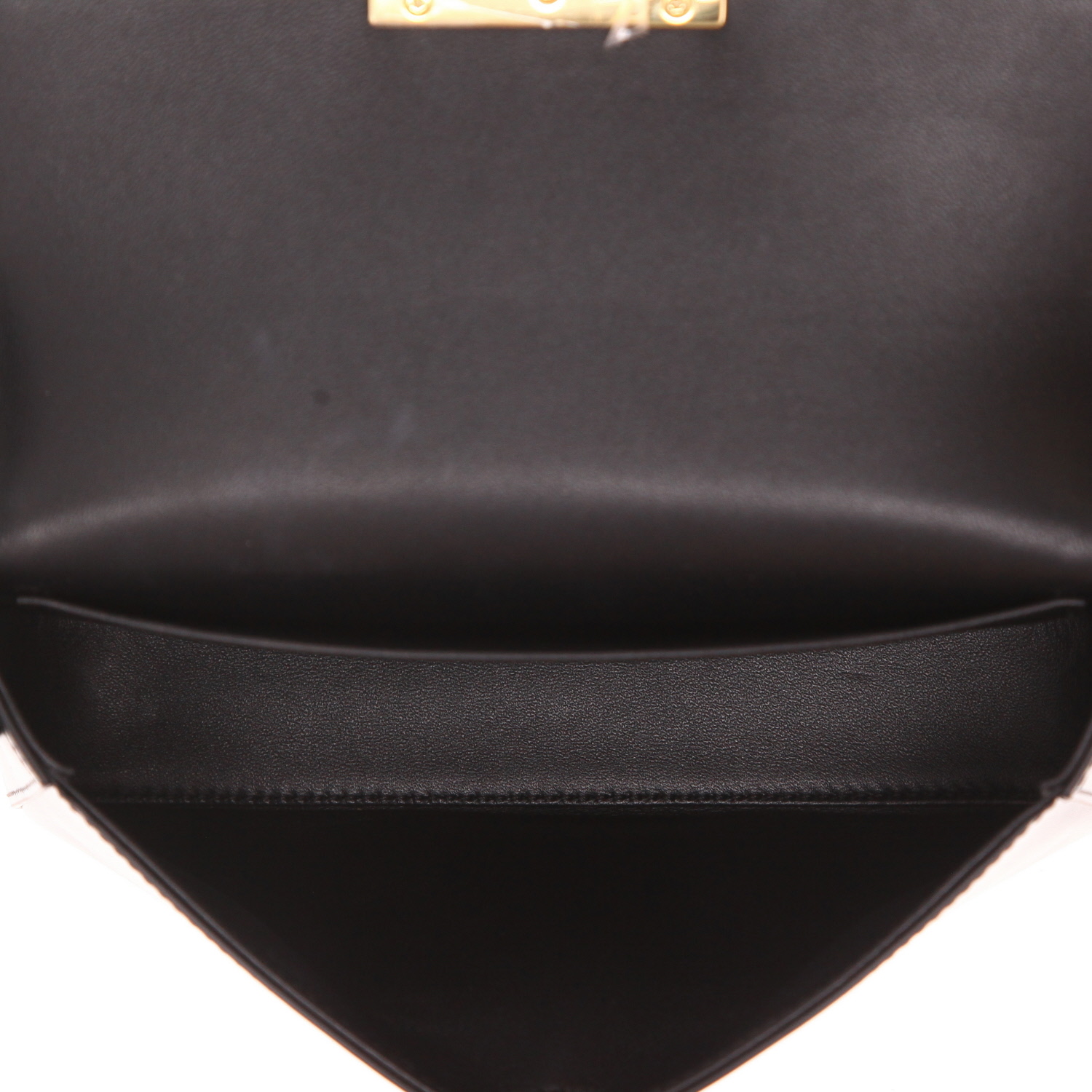 Celine Claude handbag in black leather - Detail D3
