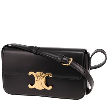 Bolso Celine «Claude» de piel negra