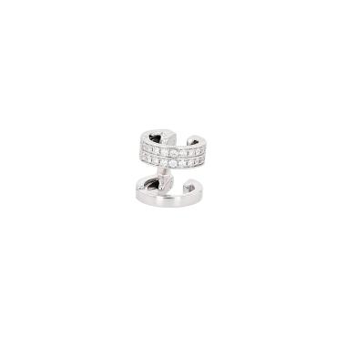 Bijou d'oreille Repossi Berbère en or blanc et diamants