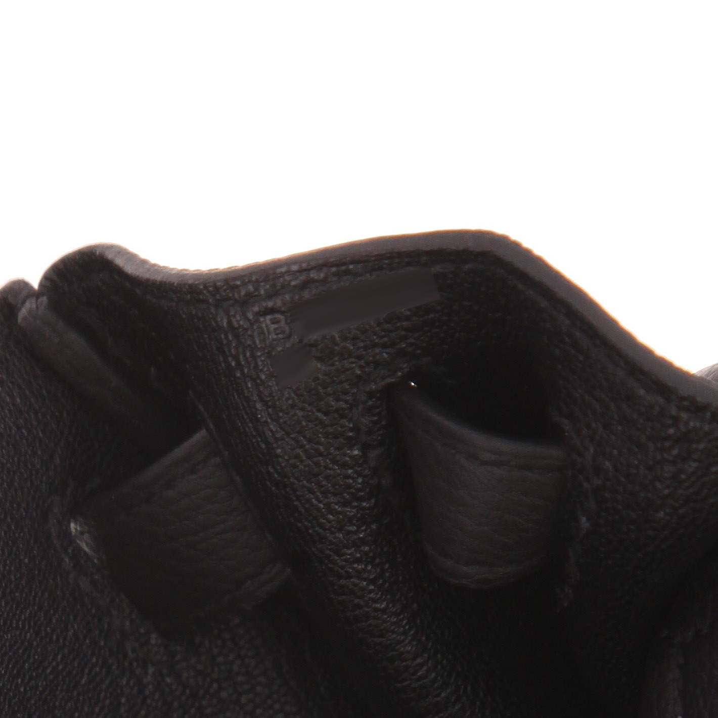 Hermès Kelly 28 cm handbag in Noir Togo leather - Detail D4