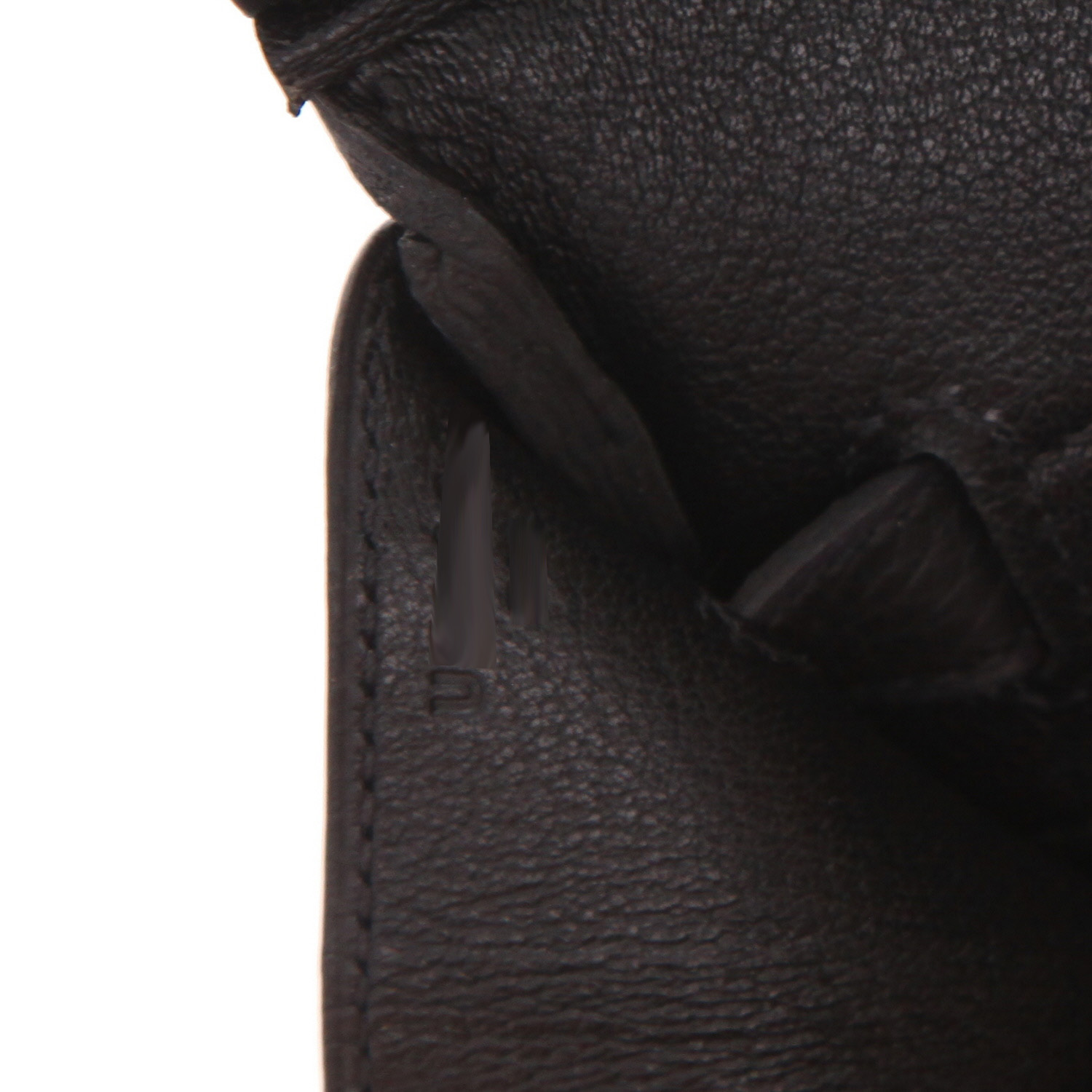 Bolso Hermès Birkin de 35 cm en piel Togo negra - Detail D4