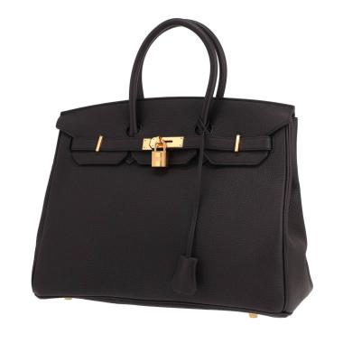 Borsa Hermès Birkin da 35 cm in pelle Togo Noir