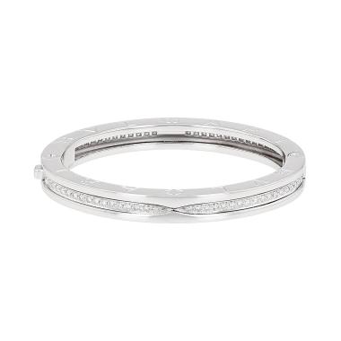 Pulsera Bulgari B.Zero1 de oro blanco y diamantes