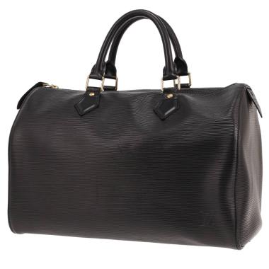 Bolso Louis Vuitton Speedy 35 de piel Épi Noir