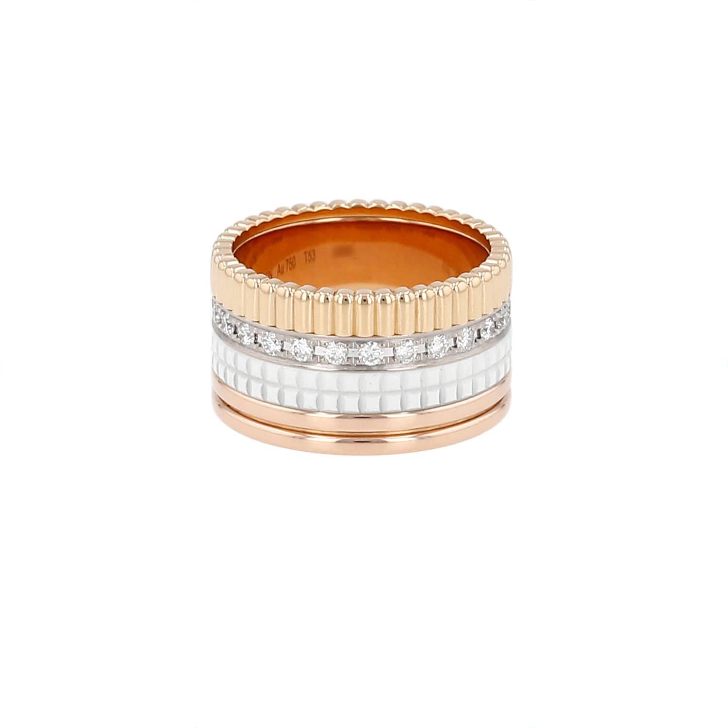 Bague Boucheron Quatre White Edition 3 ors occasion Bague Boucheron Quatre White Edition 3 ors occasion
