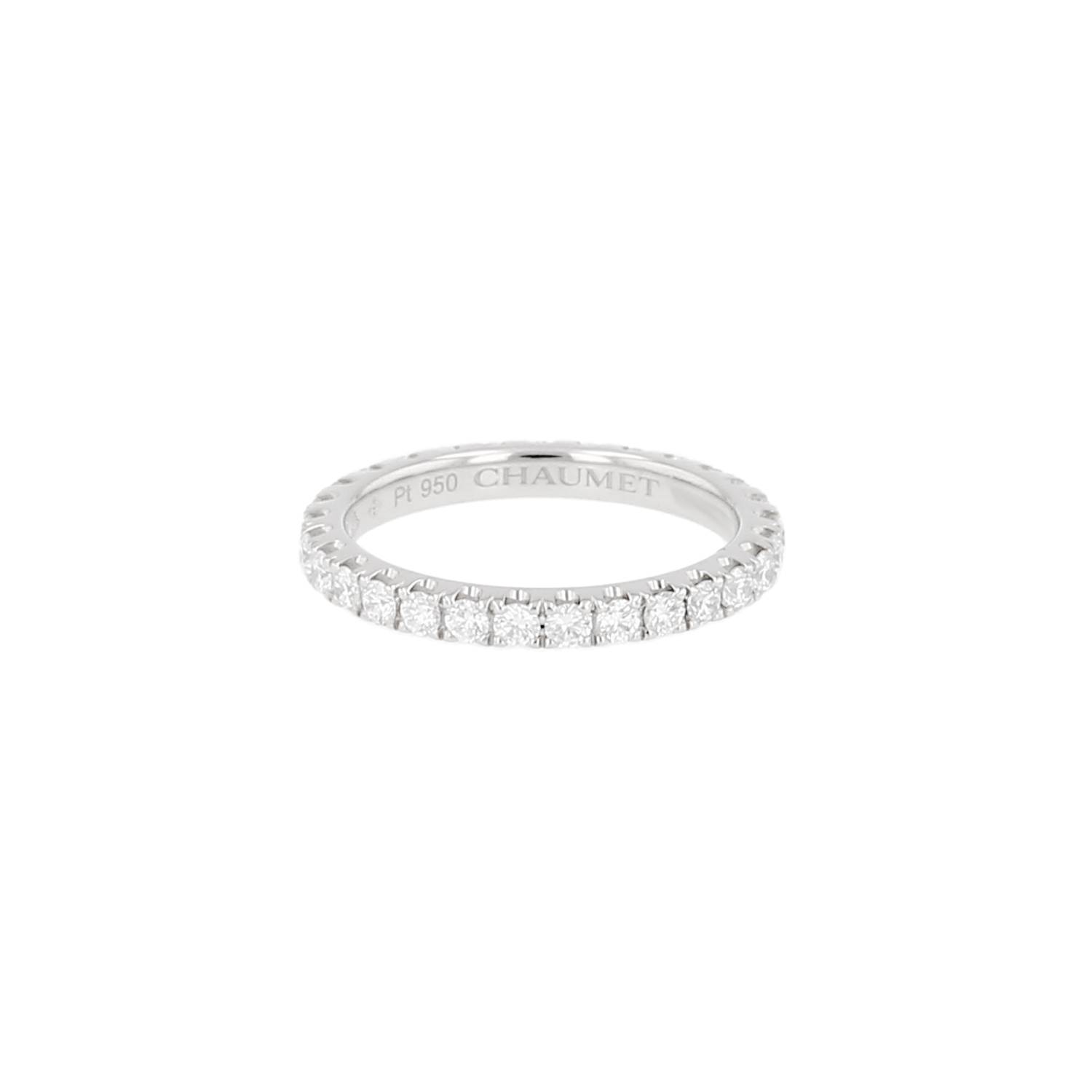 Alliance Chaumet Les Éternelles platine diamants occasion Alliance Chaumet Les Éternelles platine diamants occasion