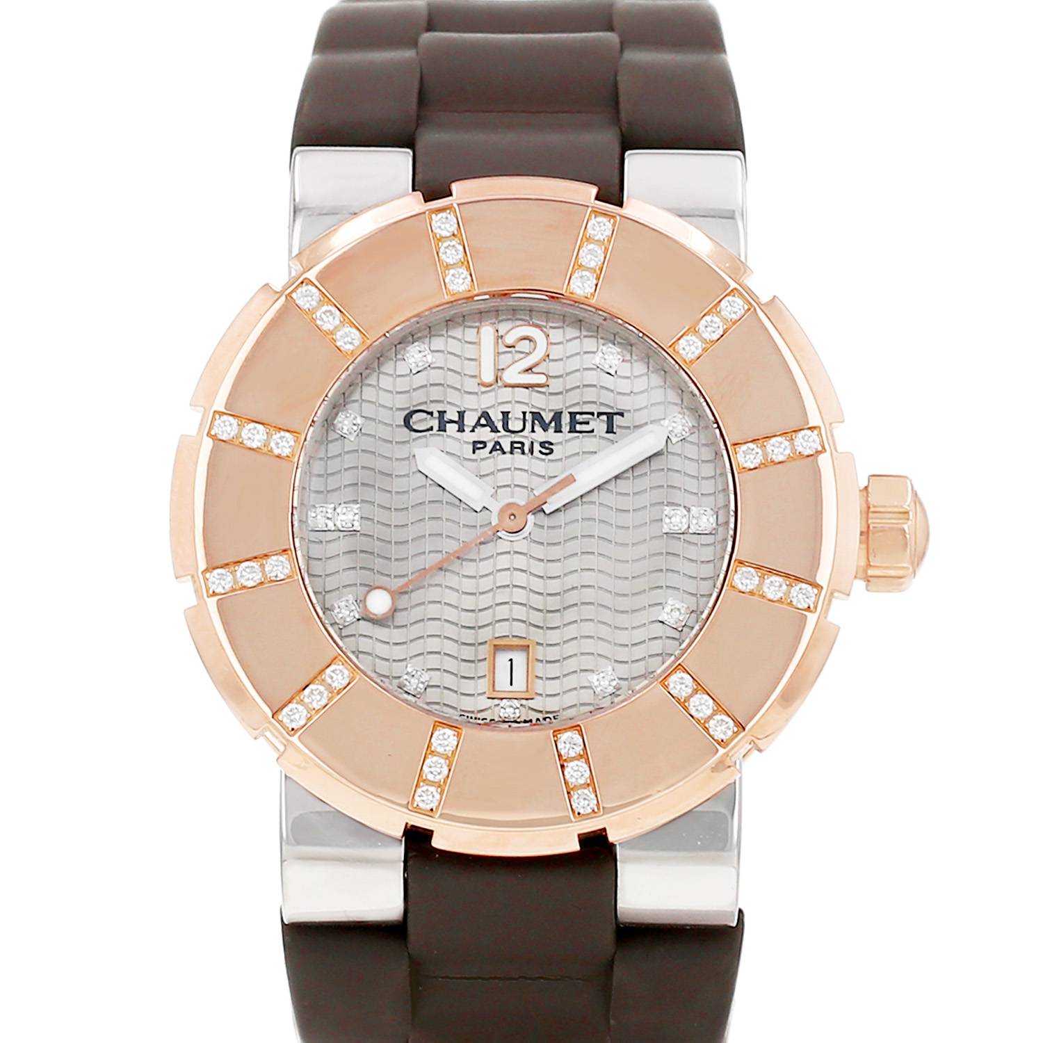 Montre Chaumet Class One en or et acier Ref: Chaumet - 622D Vers 2010 Montre Chaumet Class One en or et acier Ref: Chaumet - 622D Vers 2010