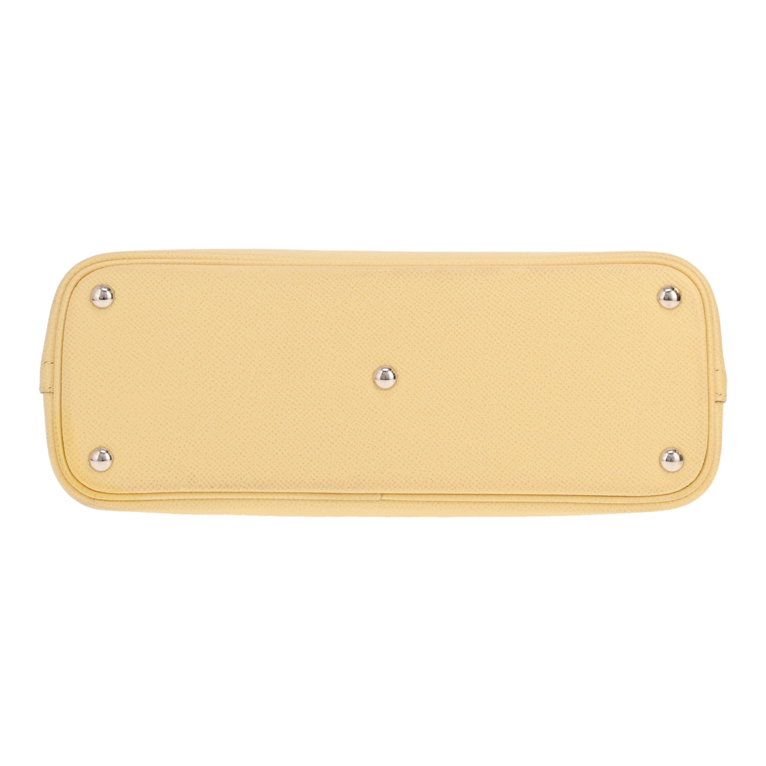 Hermès Bolide 27 cm handbag in yellow Epsom leather - Detail D1