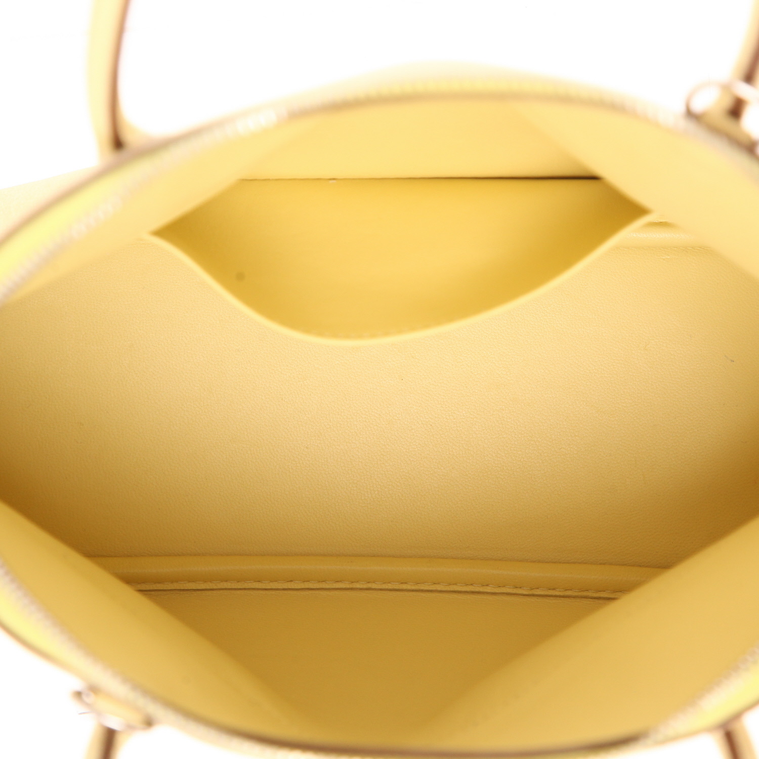 Borsa Hermès Bolide da 27 cm in pelle Epsom gialla - Detail D3