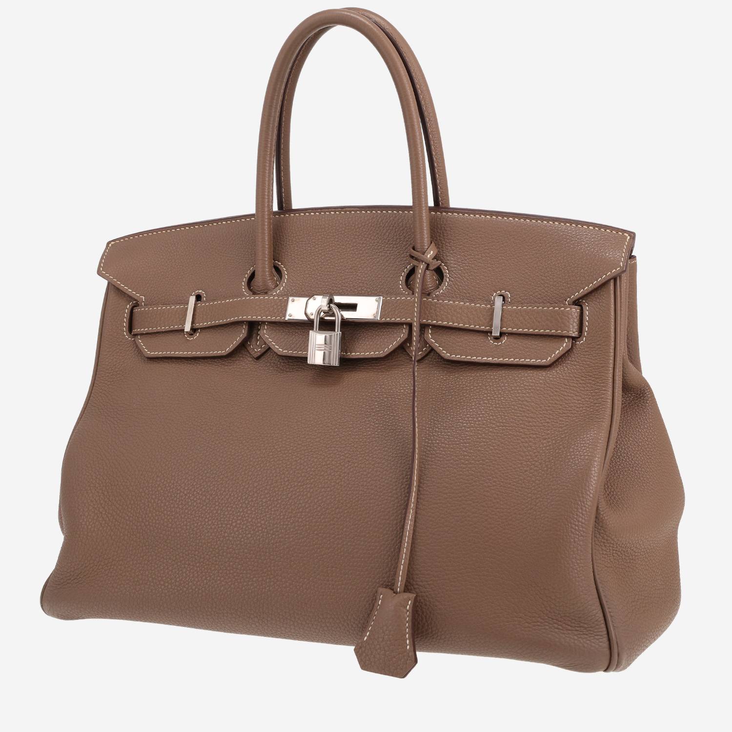 Hermès Birkin handbag, 35 cm, in Togo leather in the colour ‘Étoupe’