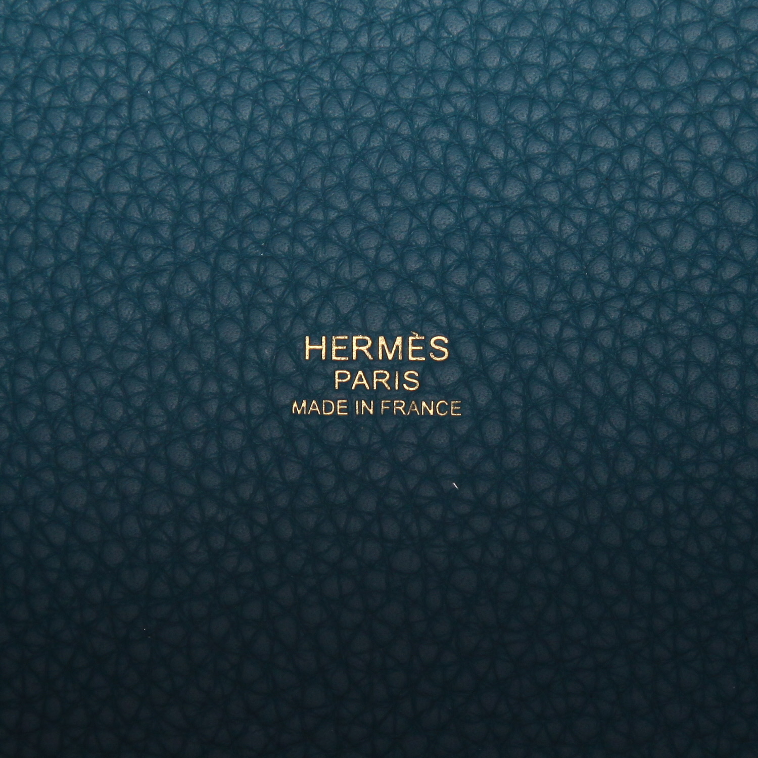 Sac à main Hermès  Picotin 18 cm en cuir togo Vert Bosphore - Detail D2