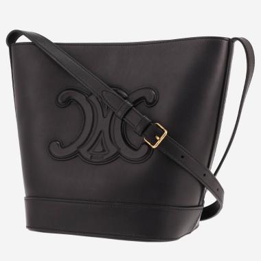 Bolso bandolera Celine «Seau» de piel negra