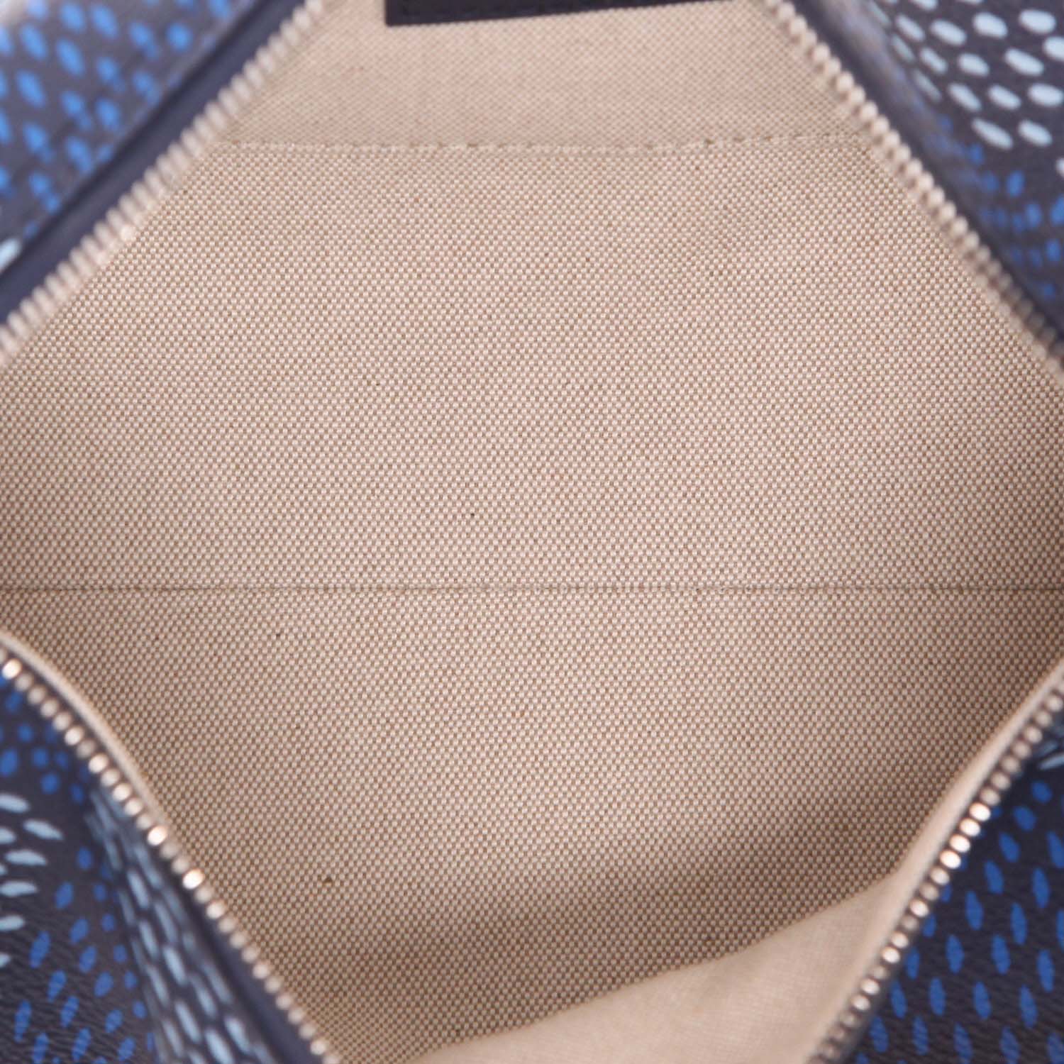 Borsa a tracolla Louis Vuitton  Valigia in tela a scacchi blu - Detail D3