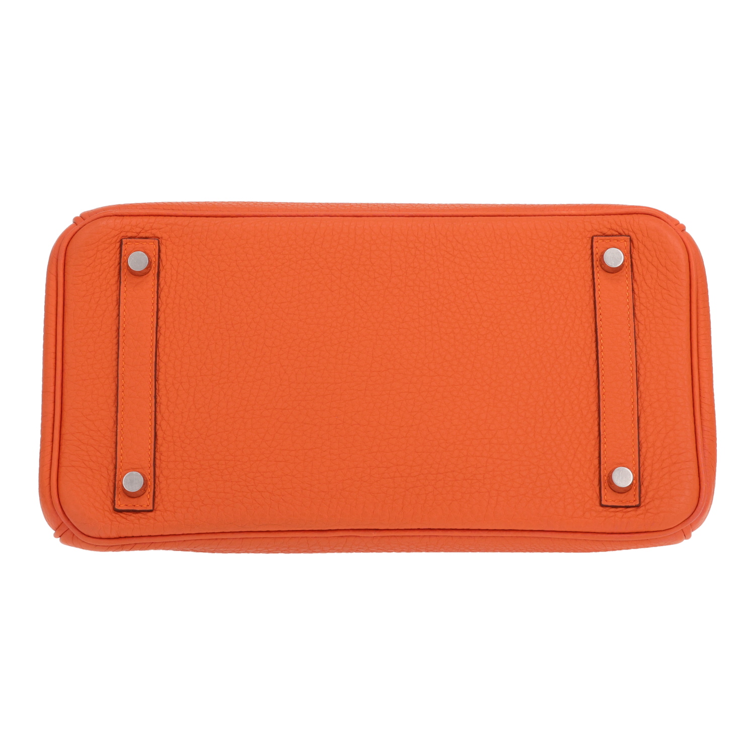 Hermès Birkin handbag, 30 cm, in Orange Togo leather - Detail D1