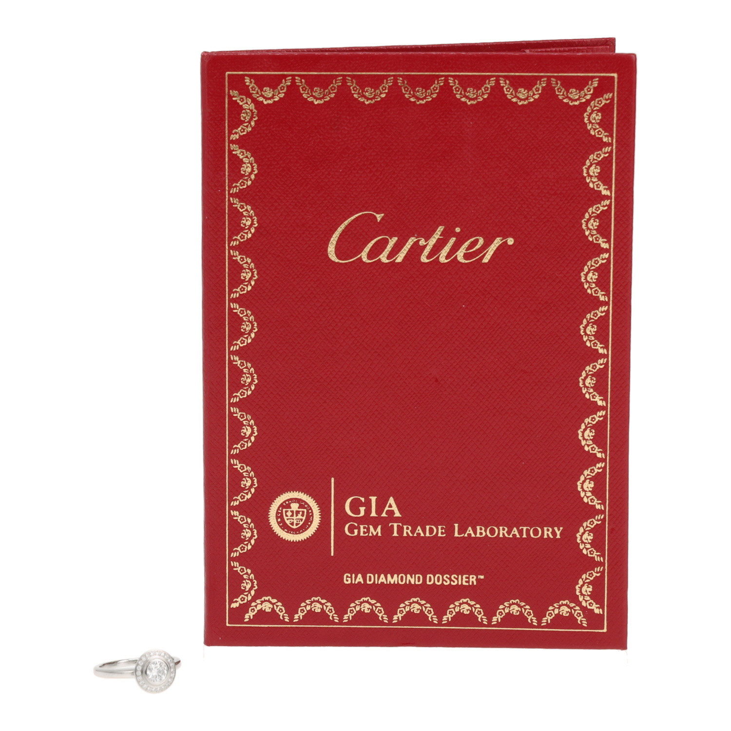 Bague Cartier Cartier d'Amour en platine et diamants - Detail D2
