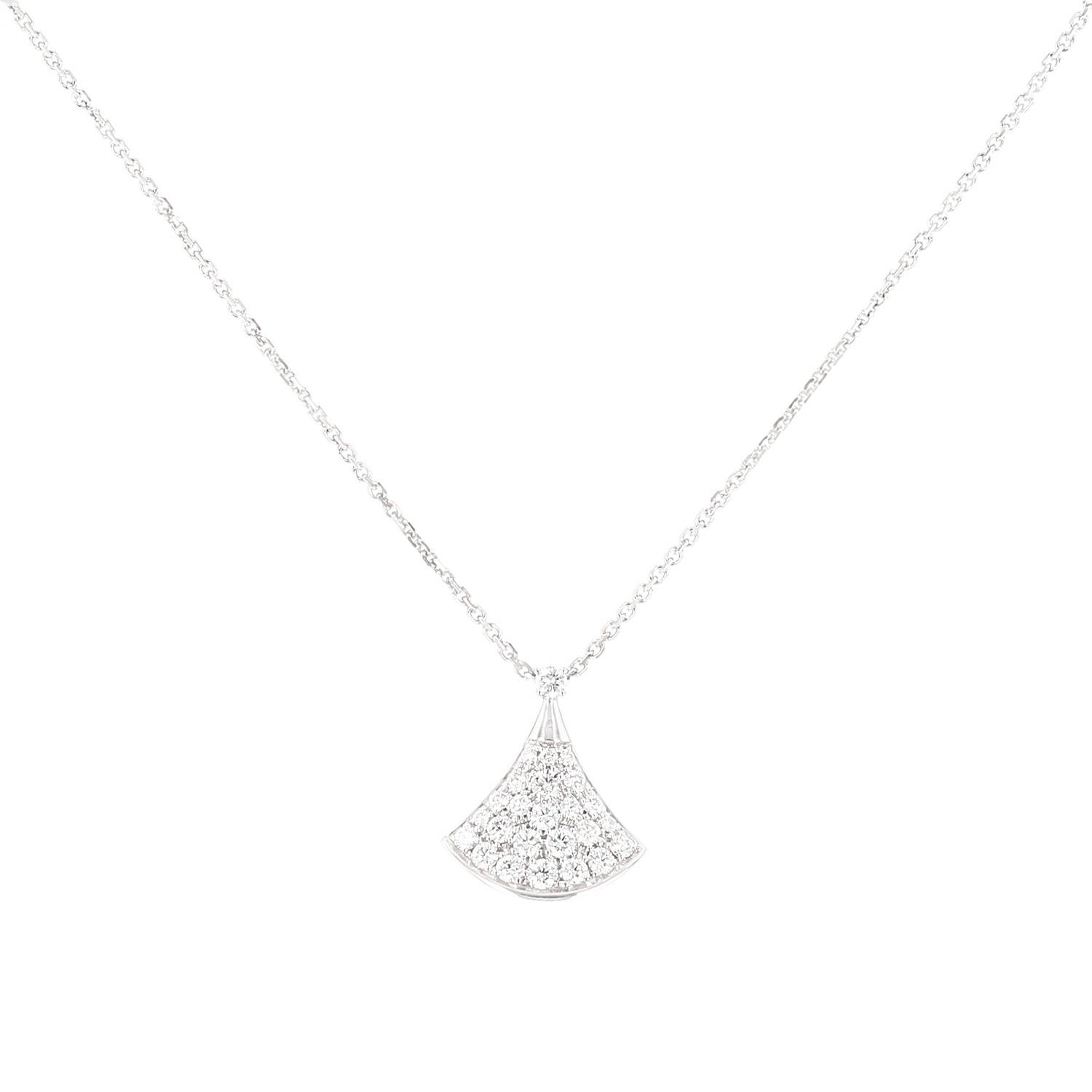 Collier Bulgari Diva's Dream en or blanc et diamants