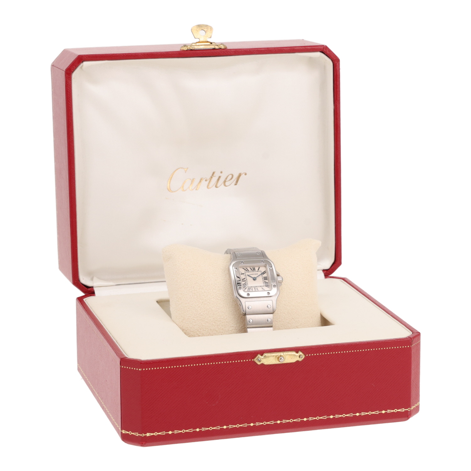 Cartier Santos Galbée watch in steel, Ref: Cartier - 1565  Circa 2000