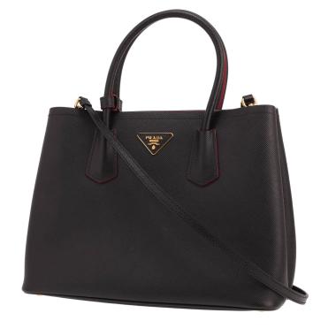 Borsa Prada Galleria in pelle saffiano nera