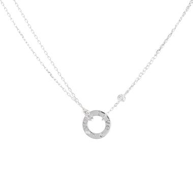 Collar Cartier Love de oro blanco y diamantes