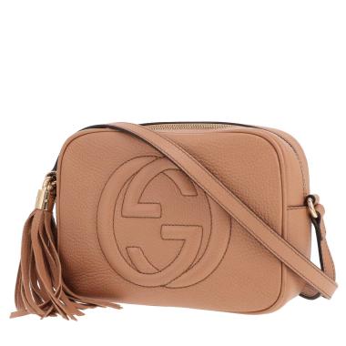 Gucci Soho Disco shoulder bag in beige leather