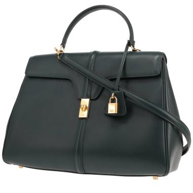 Bolso Celine 16 de piel verde