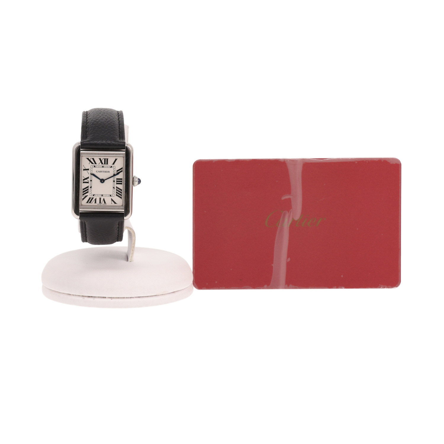 Orologio Cartier Tank Solo, modello piccolo, in acciaio, Rif.: Cartier - 3170, intorno al 2019