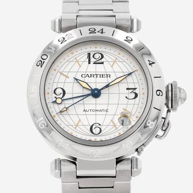 Montre Cartier Pasha en acier Ref: Cartier - 2377  Vers 2000