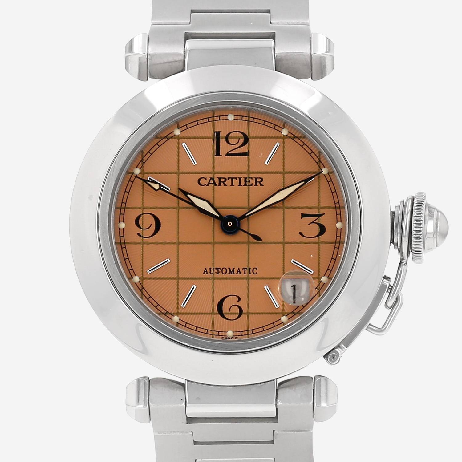 Cartier Pasha watch in steel, Ref: Cartier - 2324 Circa 2000