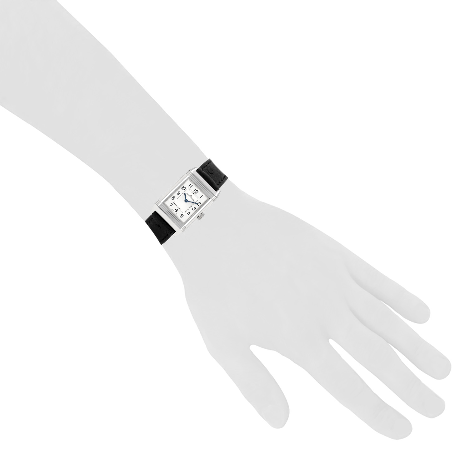 Jaeger-LeCoultre Reverso Lady watch in steel, Ref: Jaeger-LeCoultre - 211.8.47  Circa 2010 - Detail D1