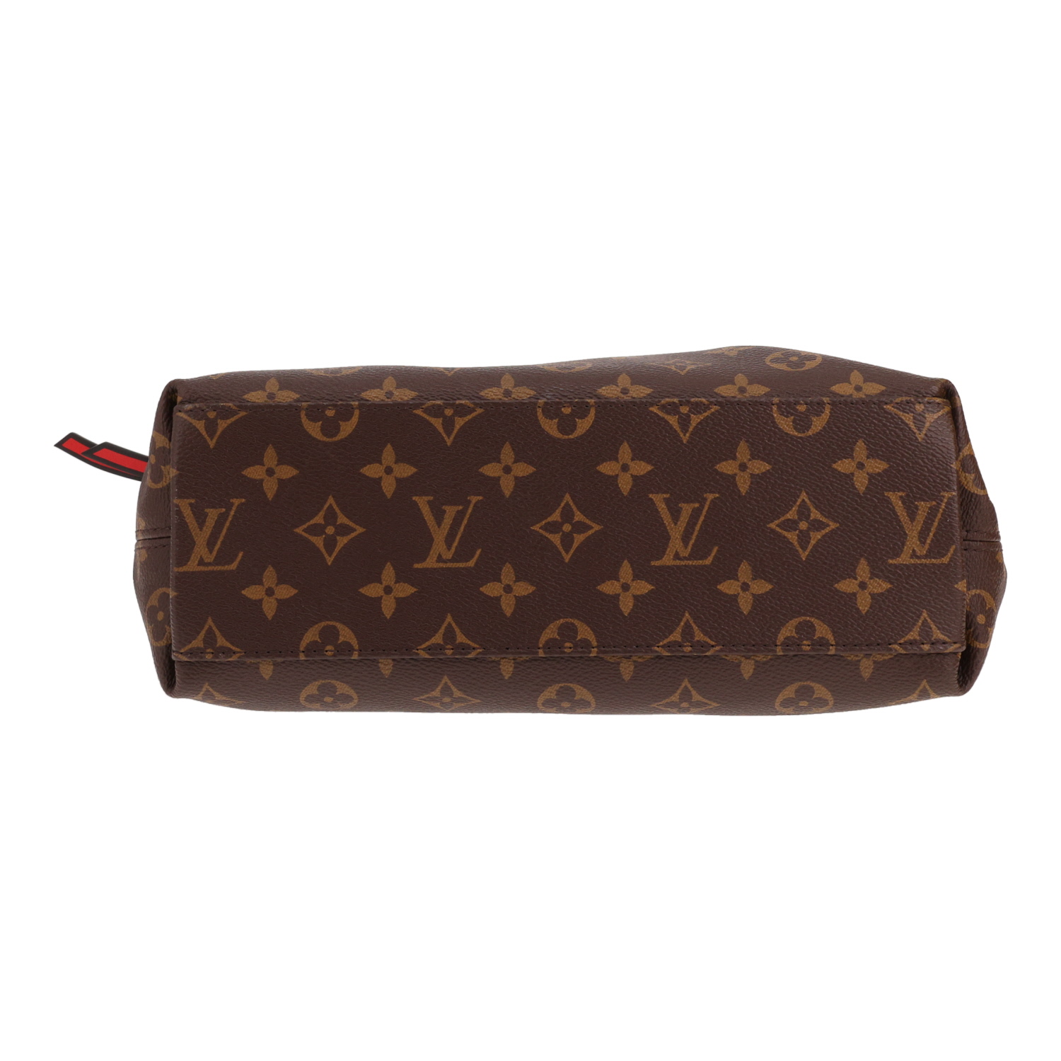 Bolso Louis Vuitton «Tuileries» de lona Monogram marrón y piel marrón - Detail D1