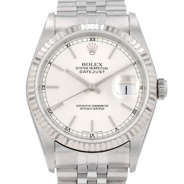 Montre Rolex Datejust en or et acier Ref: Rolex - 16234  Vers 2002