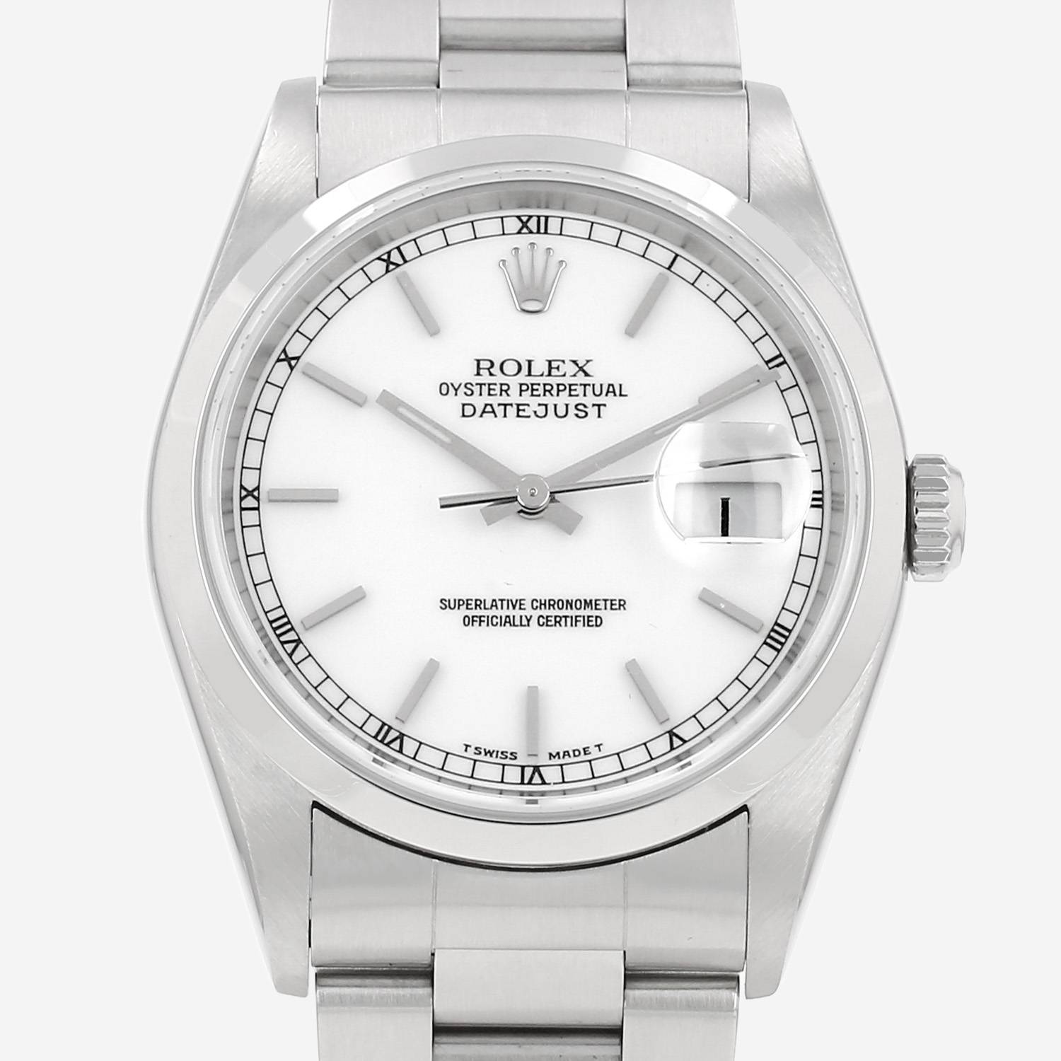 Rolex Datejust steel watch, Ref: Rolex - 16200 Circa 1998