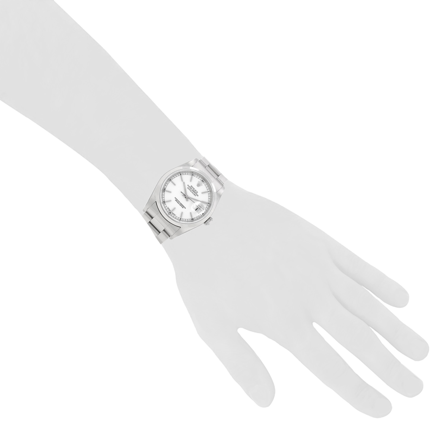 Rolex Datejust steel watch, Ref: Rolex - 16200  Circa 1998 - Detail D1