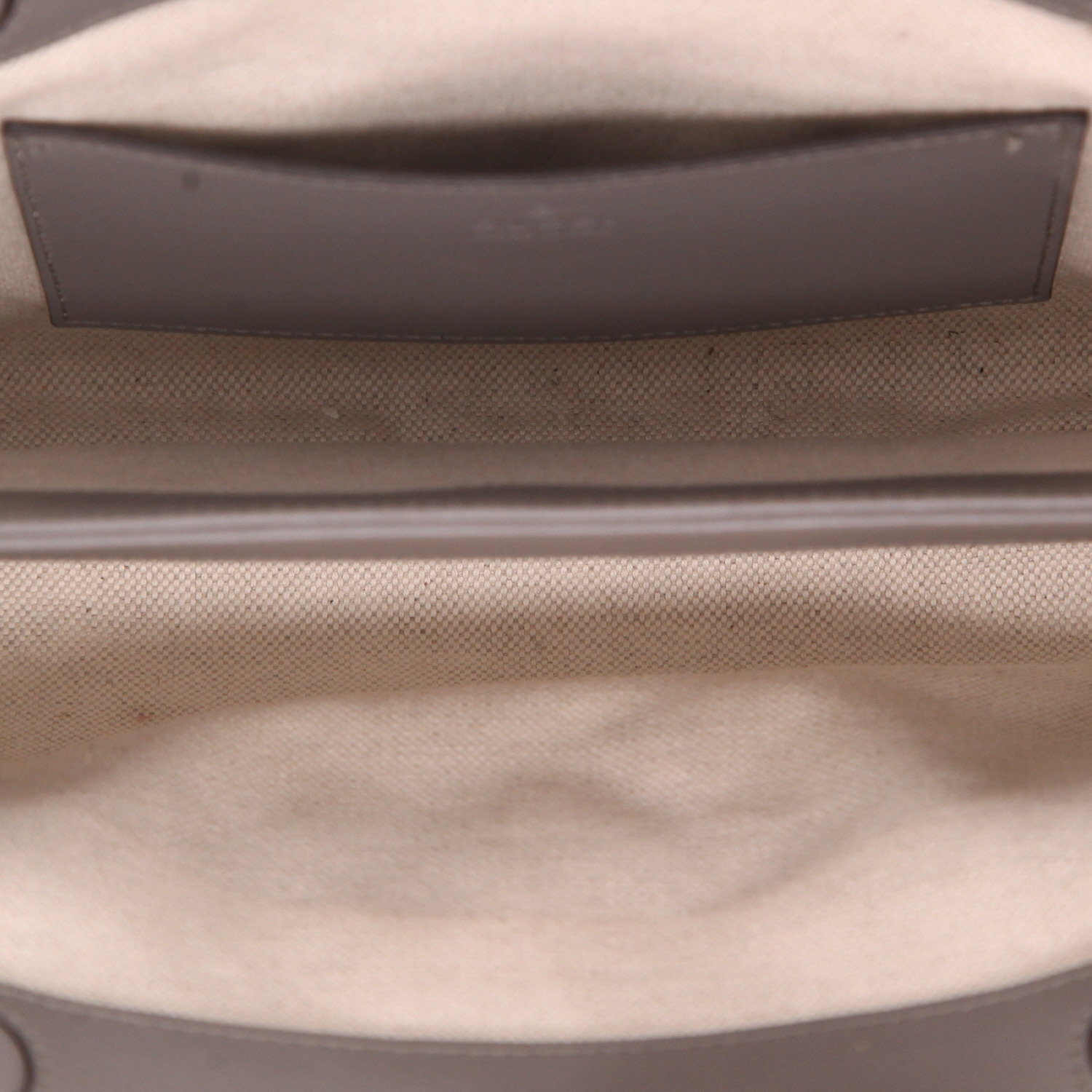 Gucci Ophidia shoulder bag in grey monogram leather - Detail D3