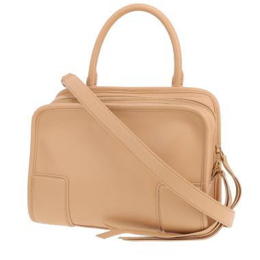Loewe Amazona handbag in beige leather
