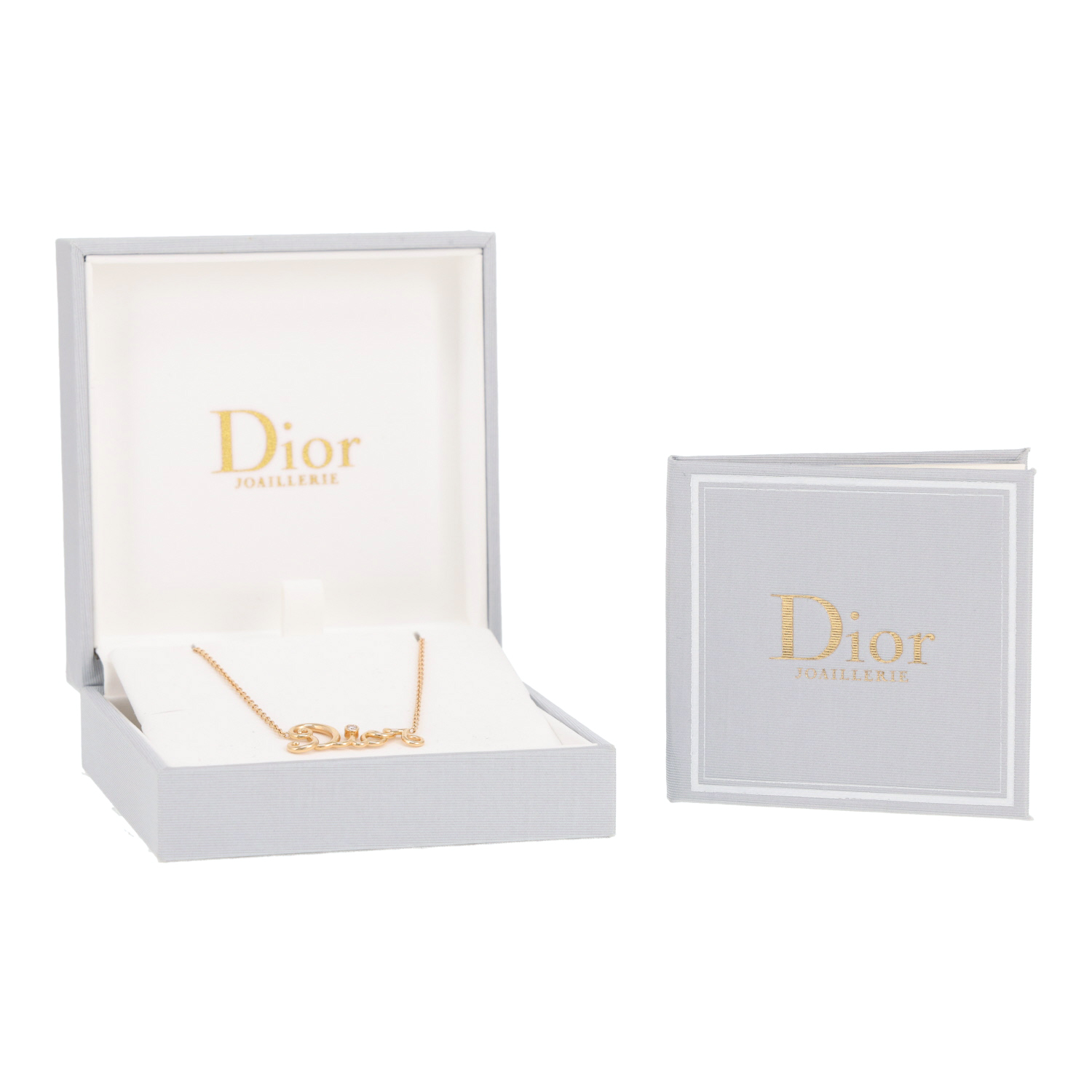Collier Dior Dioramour en or jaune et diamant - Detail D2