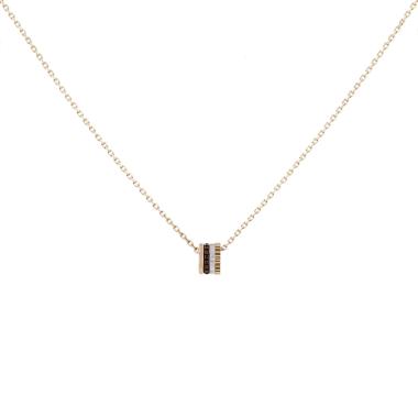 Boucheron Quatre Classique XS necklace in 3 golds, diamond and PVD