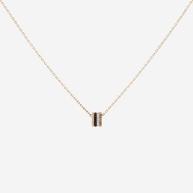 Collier Boucheron Quatre Classique XS en 3 ors, diamant et PVD