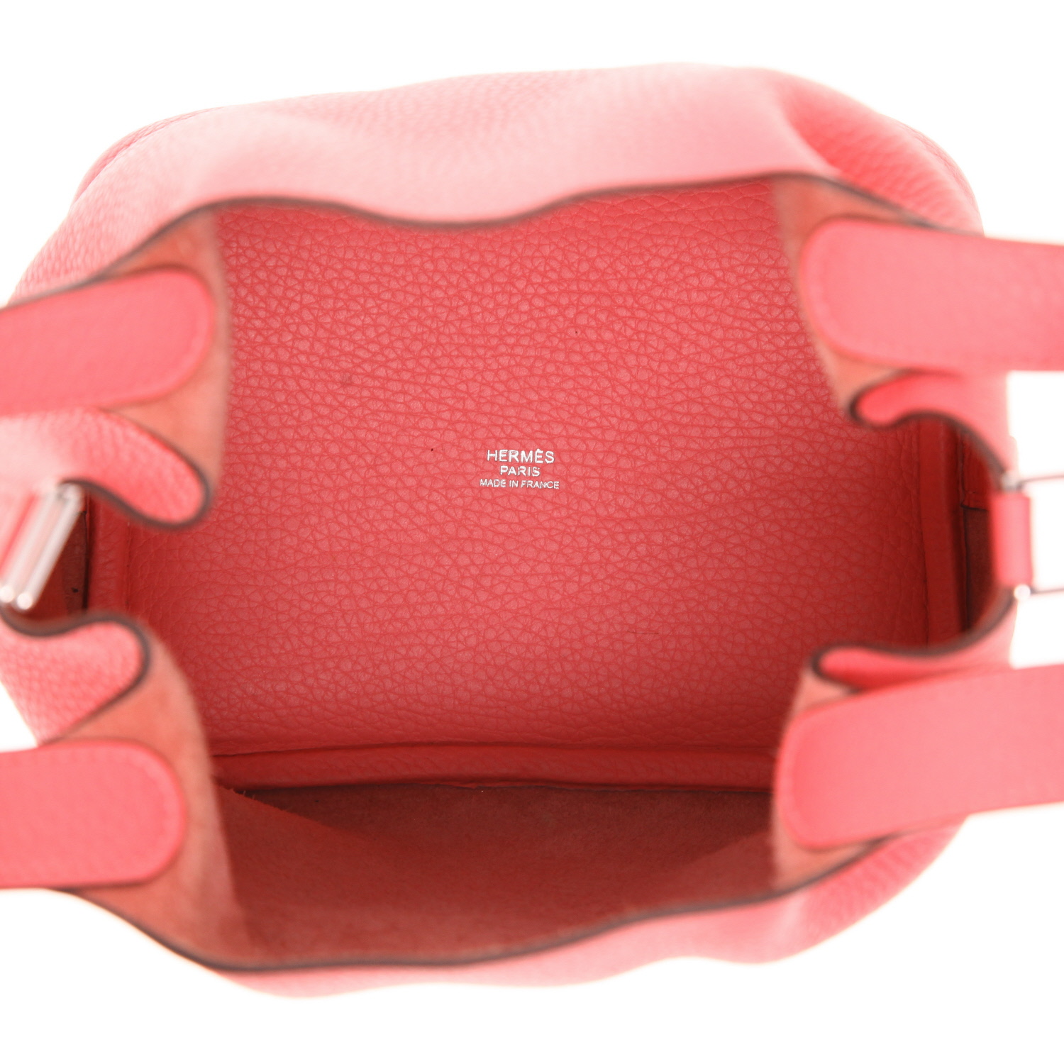 Hermès Picotin 18 cm handbag in Rose Azalée Togo leather - Detail D3