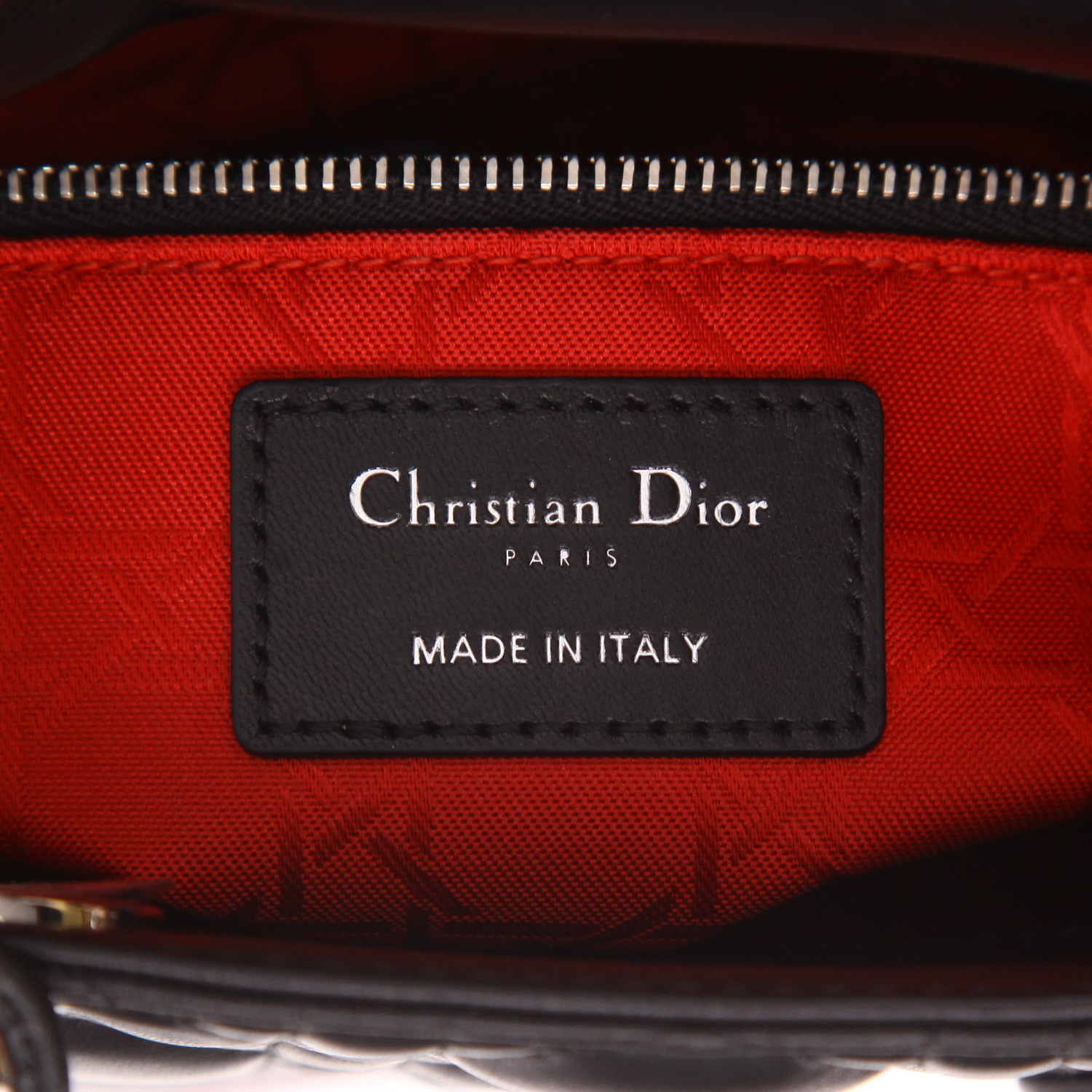 Borsa Dior  My ABCDIOR modello piccolo  in pelle cannage Noir - Detail D2