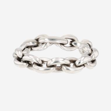 Bracciale Hermès Acrobate, modello grande, in argento