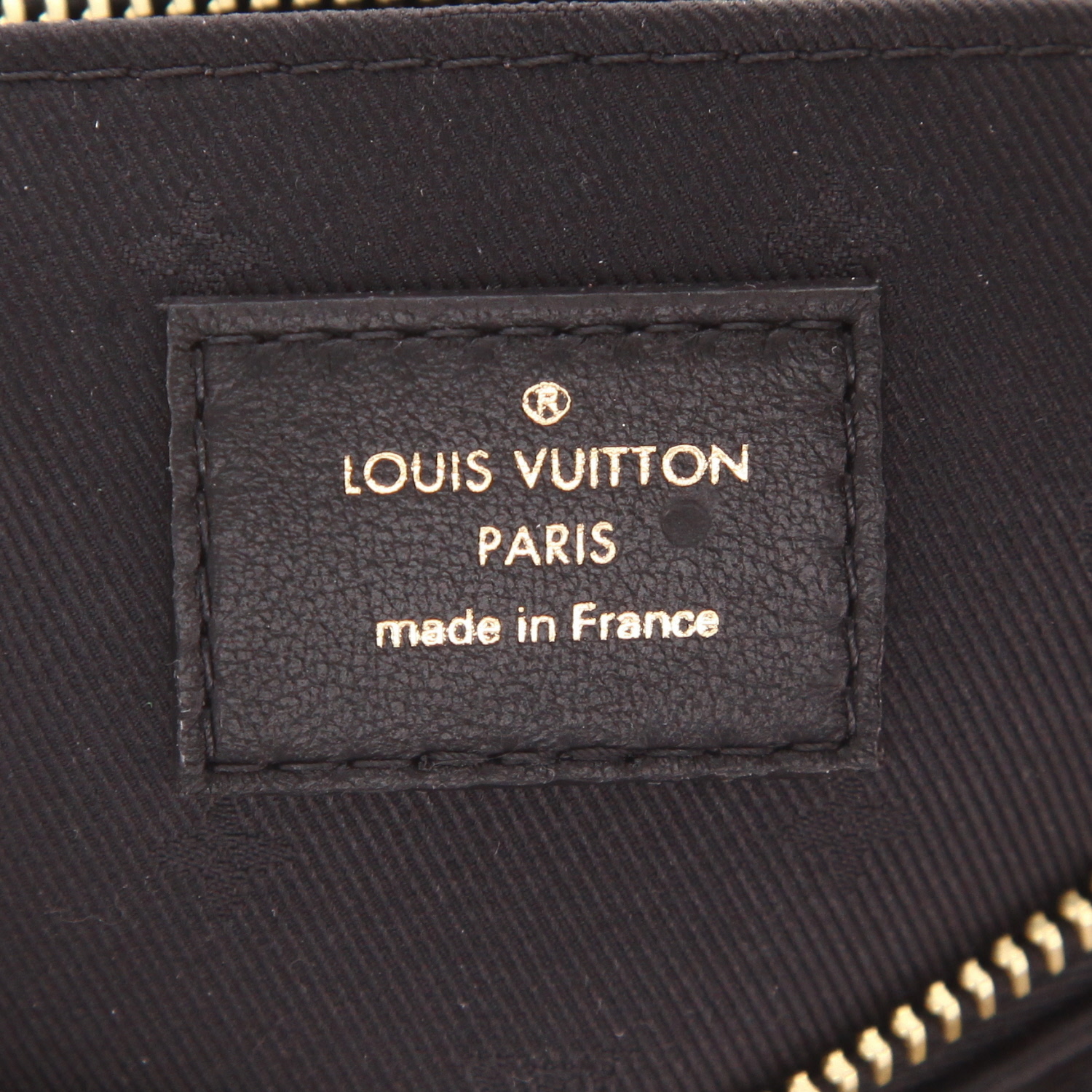 Borsa Louis Vuitton Papillon BB in pelle Monogram nera - Detail D2