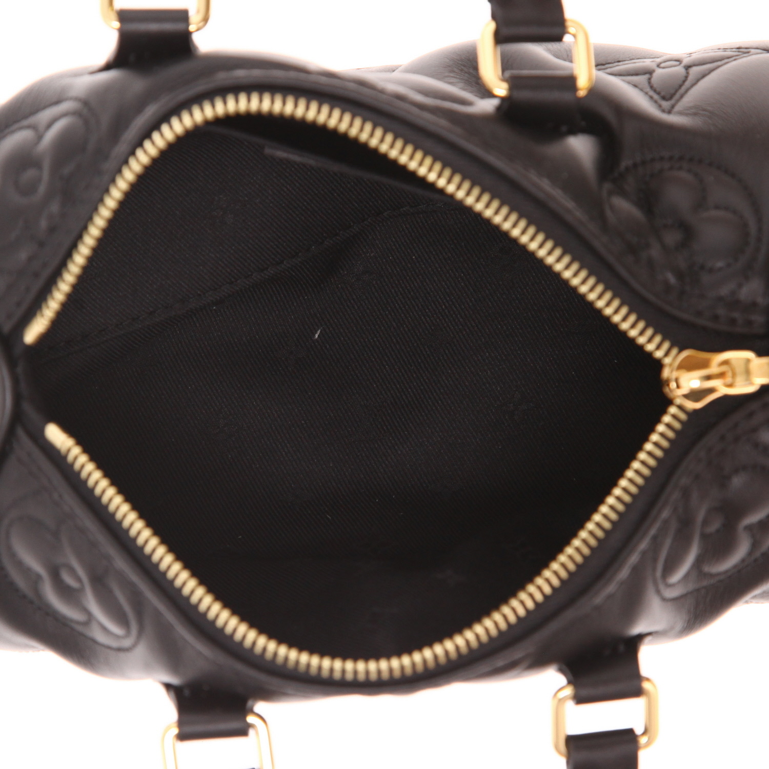 Sac à main Louis Vuitton  Papillon BB en cuir monogram noir - Detail D3