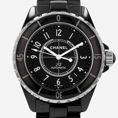 Montre Chanel J12 en céramique noire Vers 2010