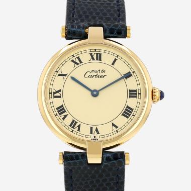 Cartier Must Vendôme watch in vermeil Ref: Cartier - 590003  Circa 1990