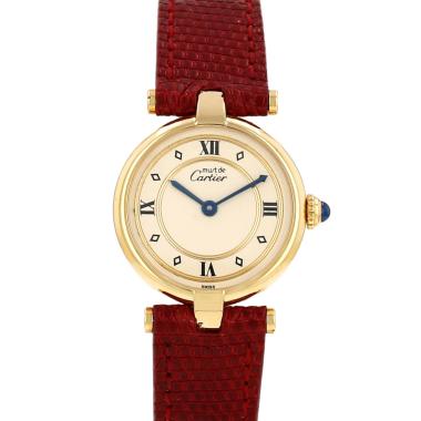 Montre Cartier Must Vendôme en vermeil Ref: Cartier - 590004  Vers 1990