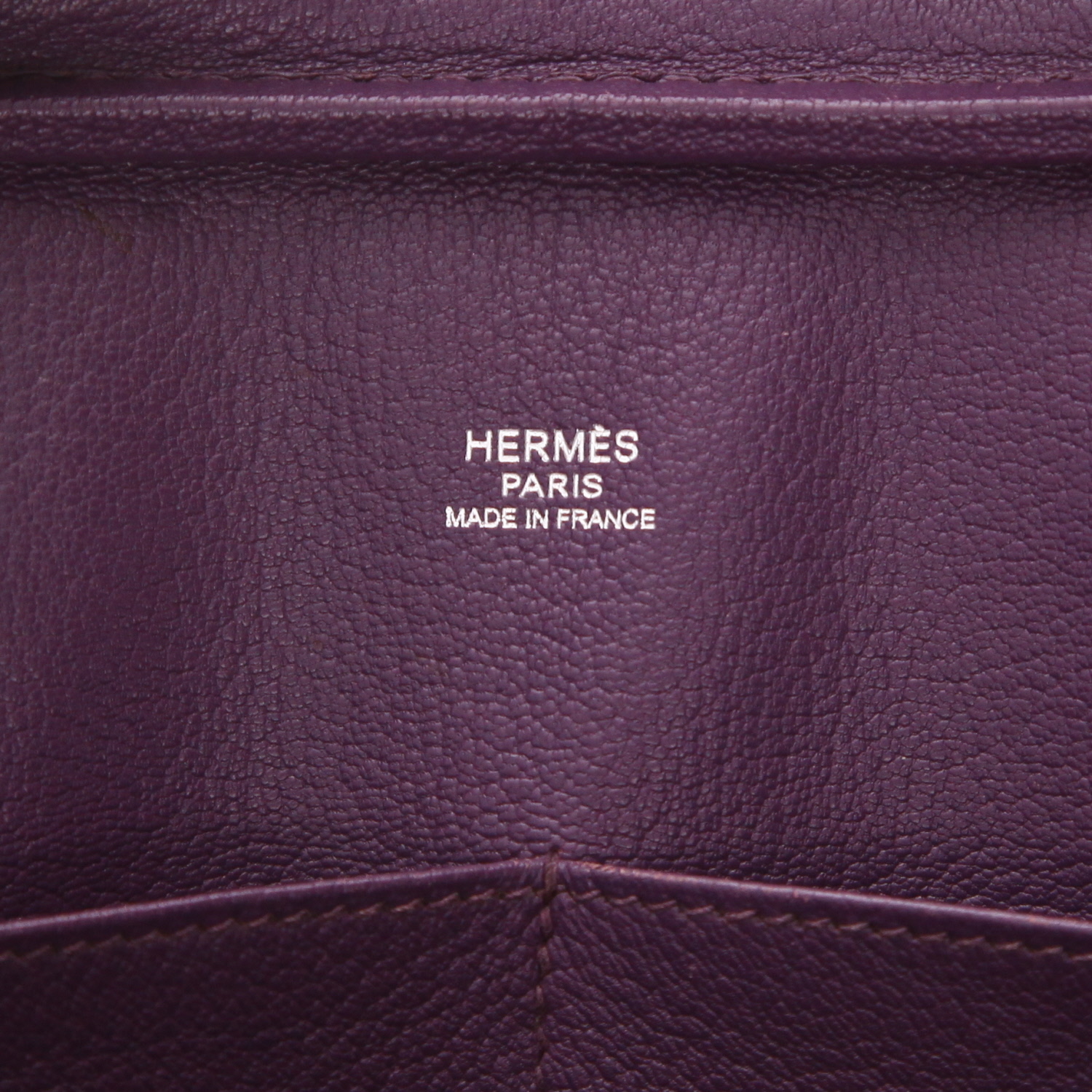 Borsa Hermès  Piuma di struzzo viola - Detail D2