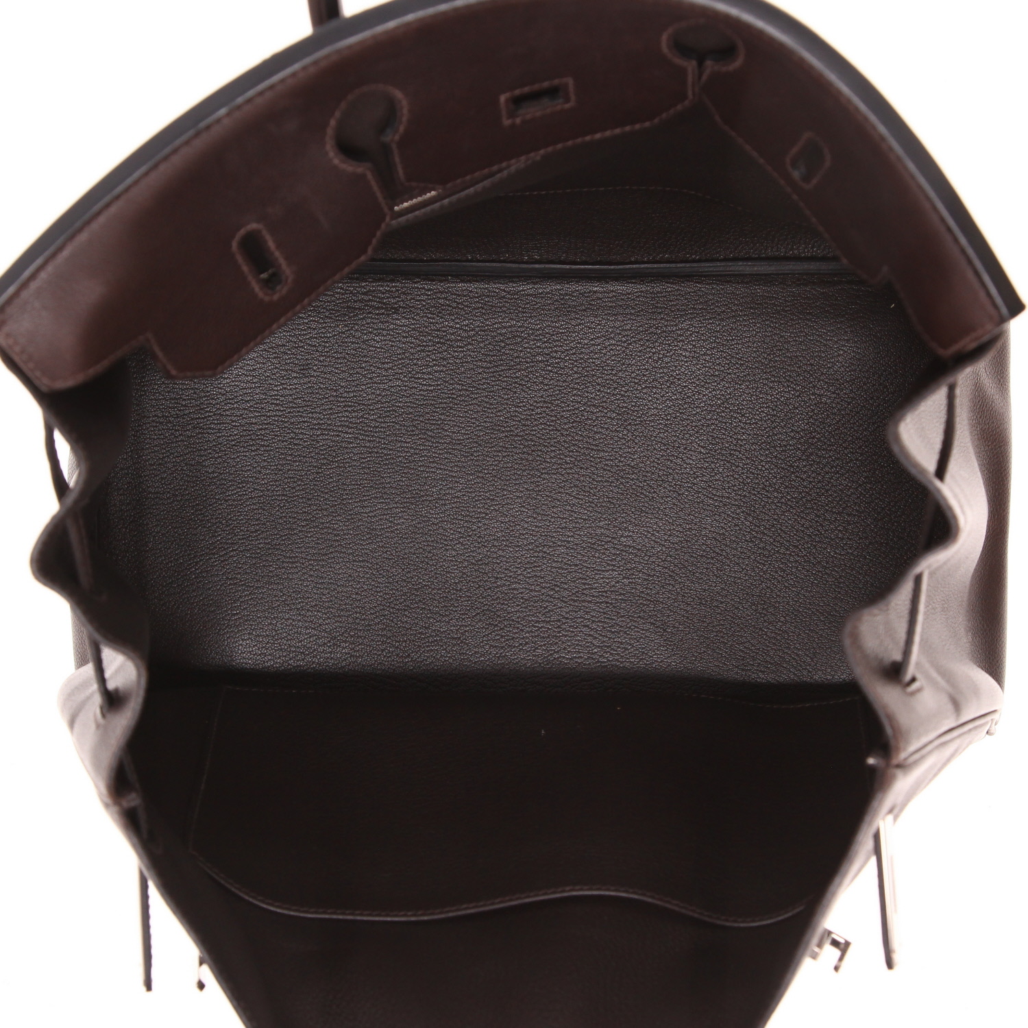 Borsa Hermès Birkin da 35 cm in pelle color Chocolat - Detail D3