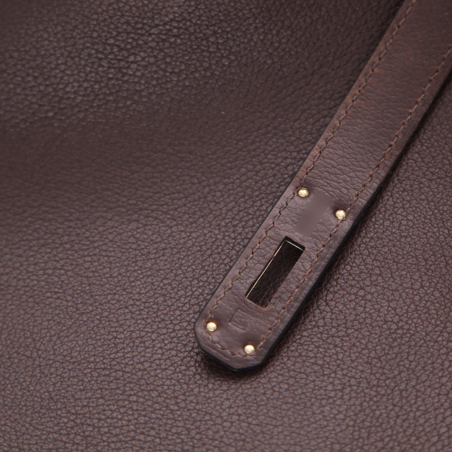 Borsa Hermès Birkin da 35 cm in pelle color Chocolat - Detail D4